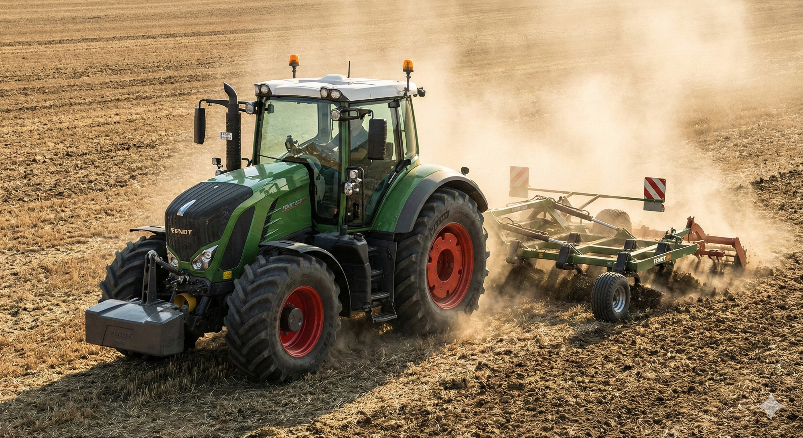 Leistungsstarker Fendt Traktor für Lohnarbeiten und Vermietung